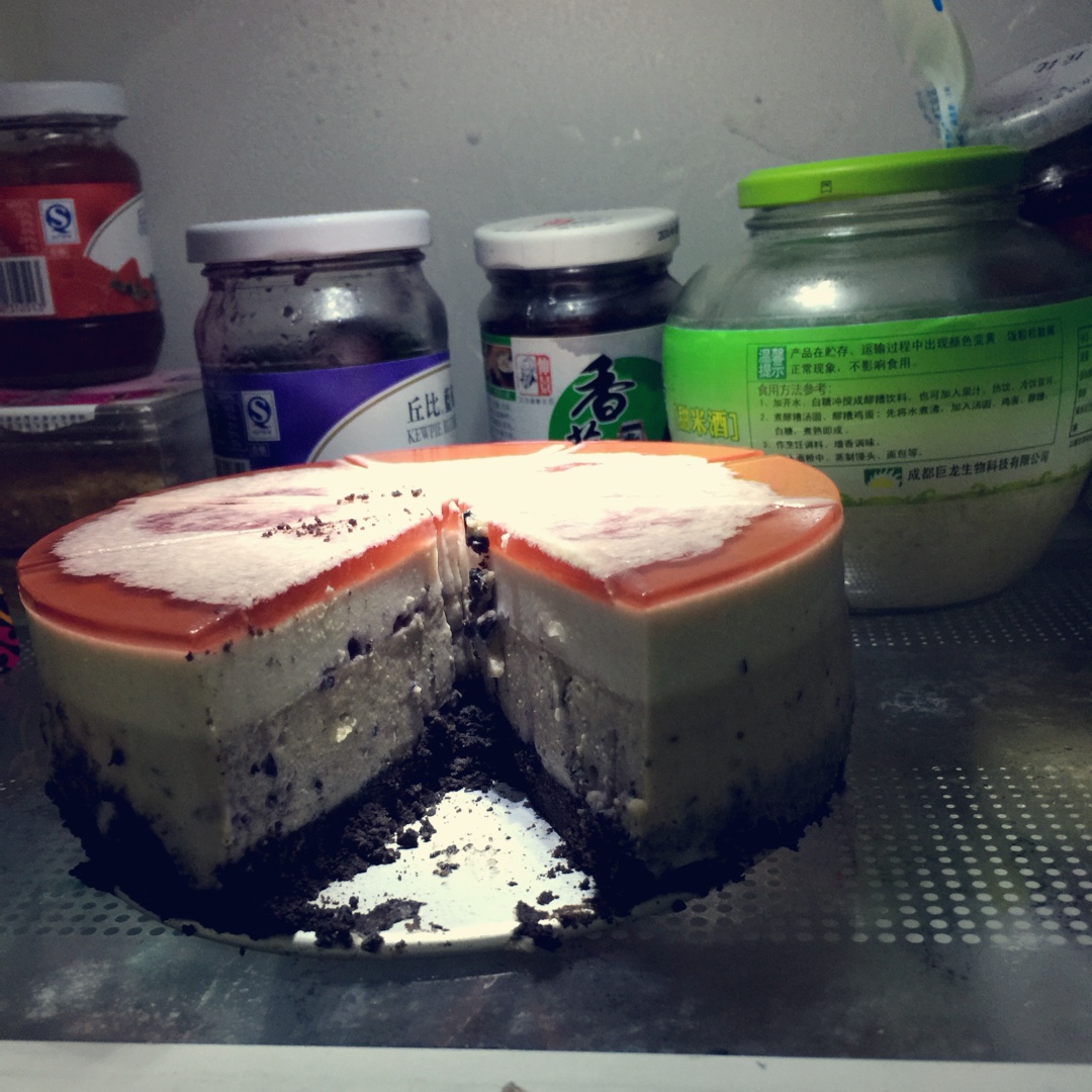 蓝莓芝士慕斯蛋糕