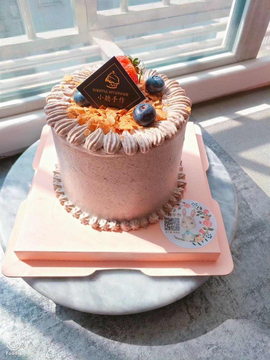 静小聼做的奥利奥咸奶油蛋糕(六寸)