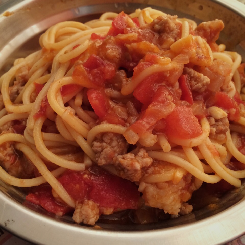 番茄肉酱意大利面