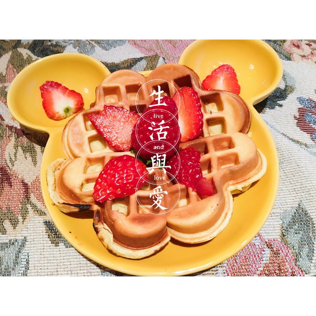 芝麻酸奶华夫饼