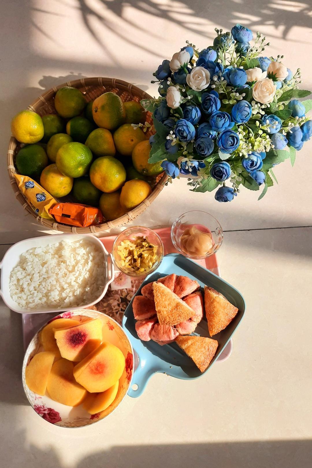 火龙果蜂蜜豆沙软面包