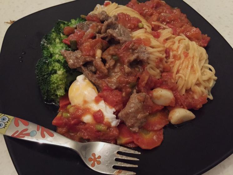 番茄牛肉意面