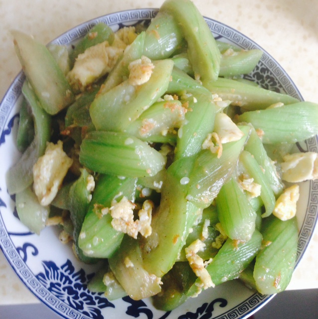丝瓜炒蛋