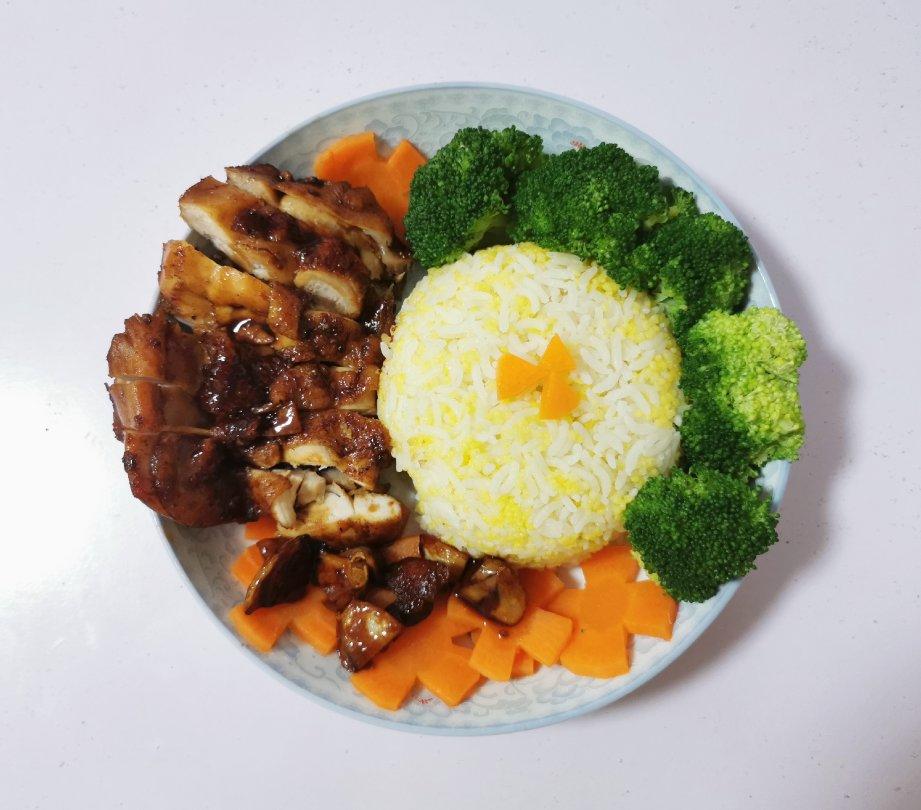 照烧鸡腿饭