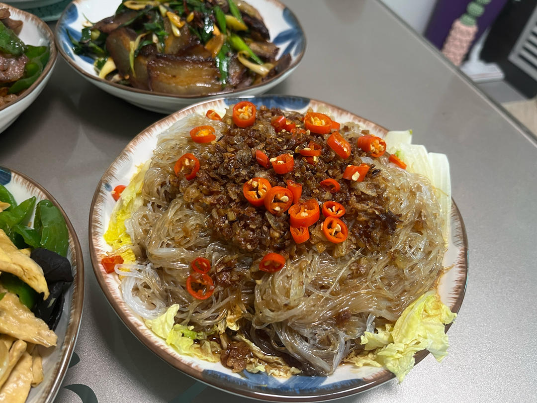 蒜蓉粉丝娃娃菜
