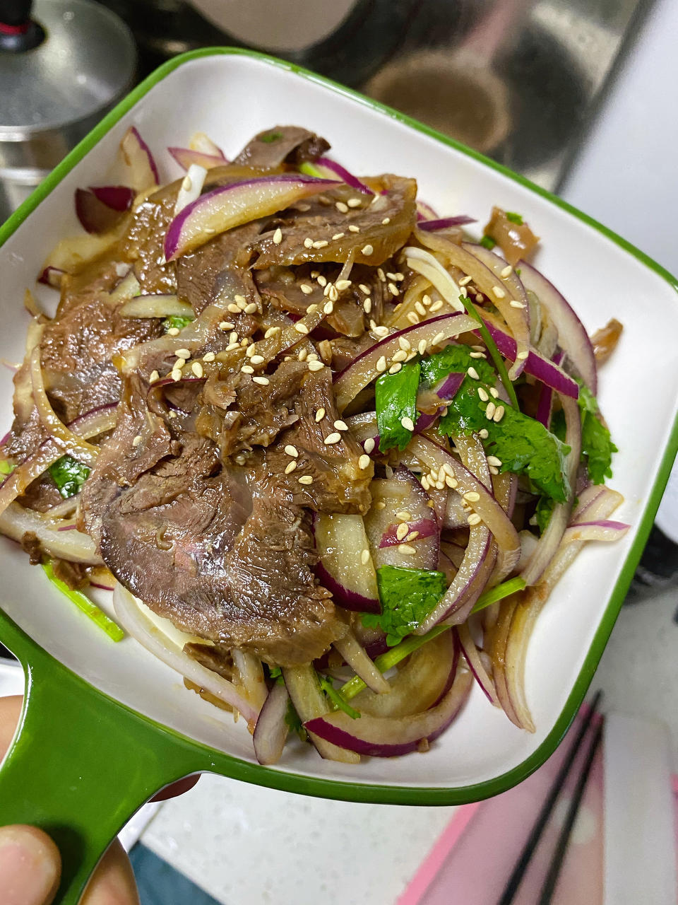 超级快手香菜拌牛肉