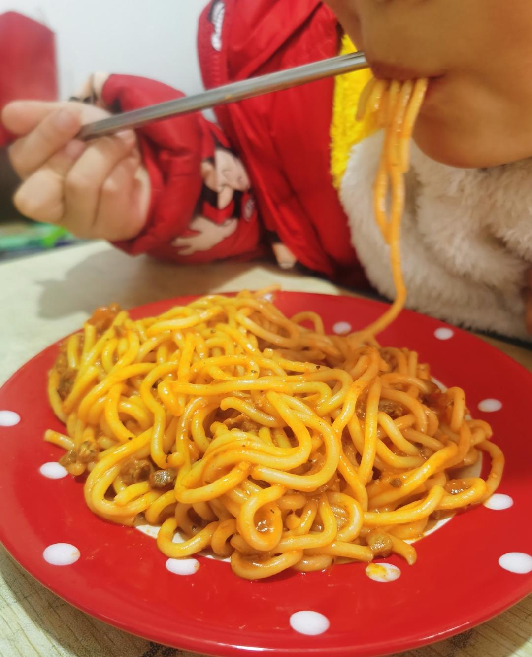番茄肉酱意面