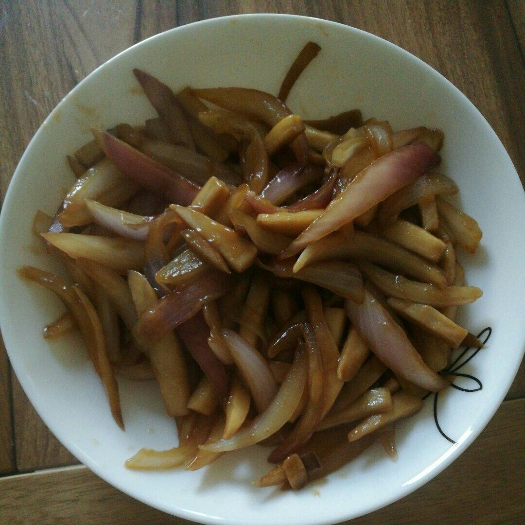 洋葱遇到杏鲍菇