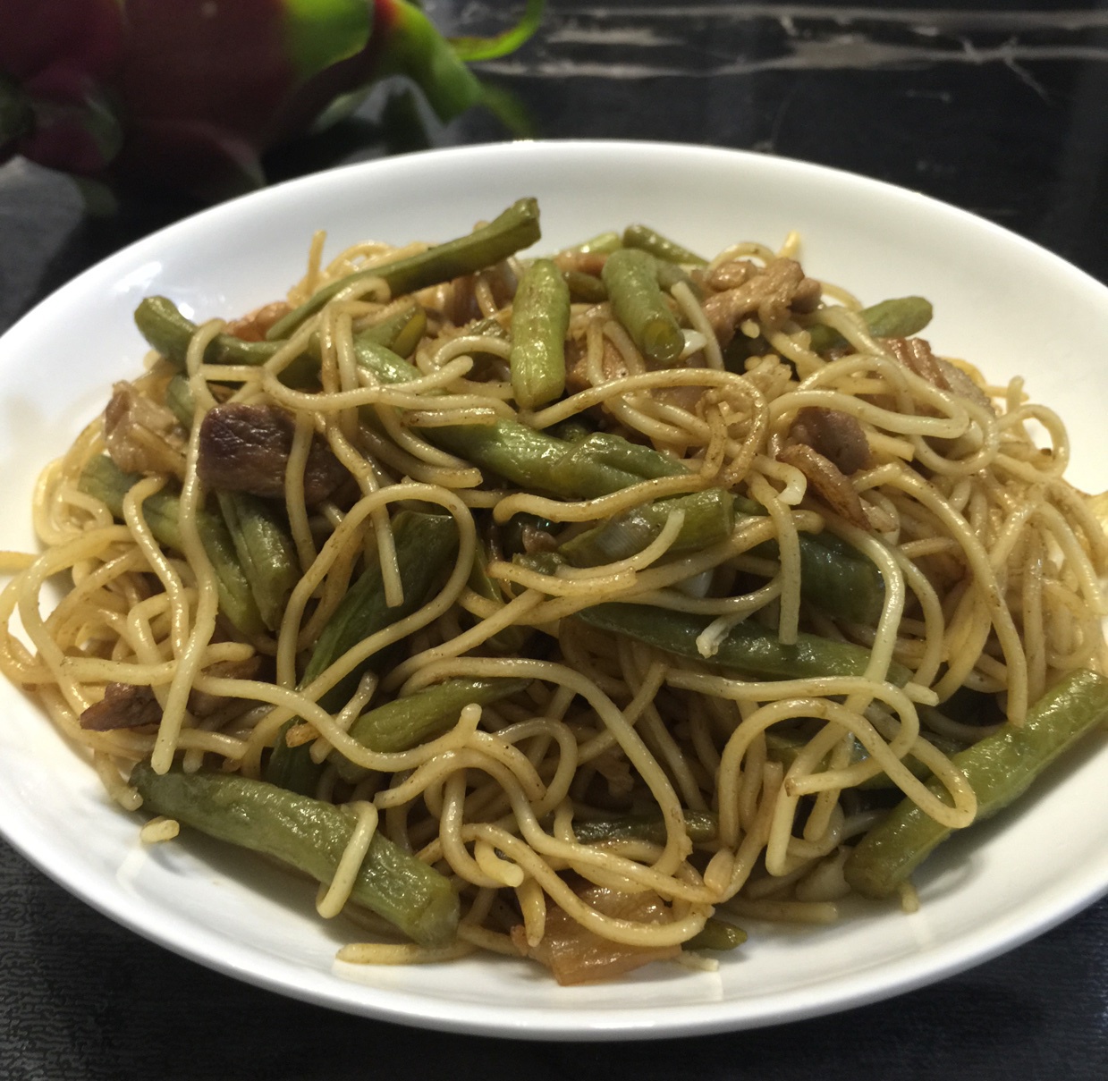 豆角焖面
