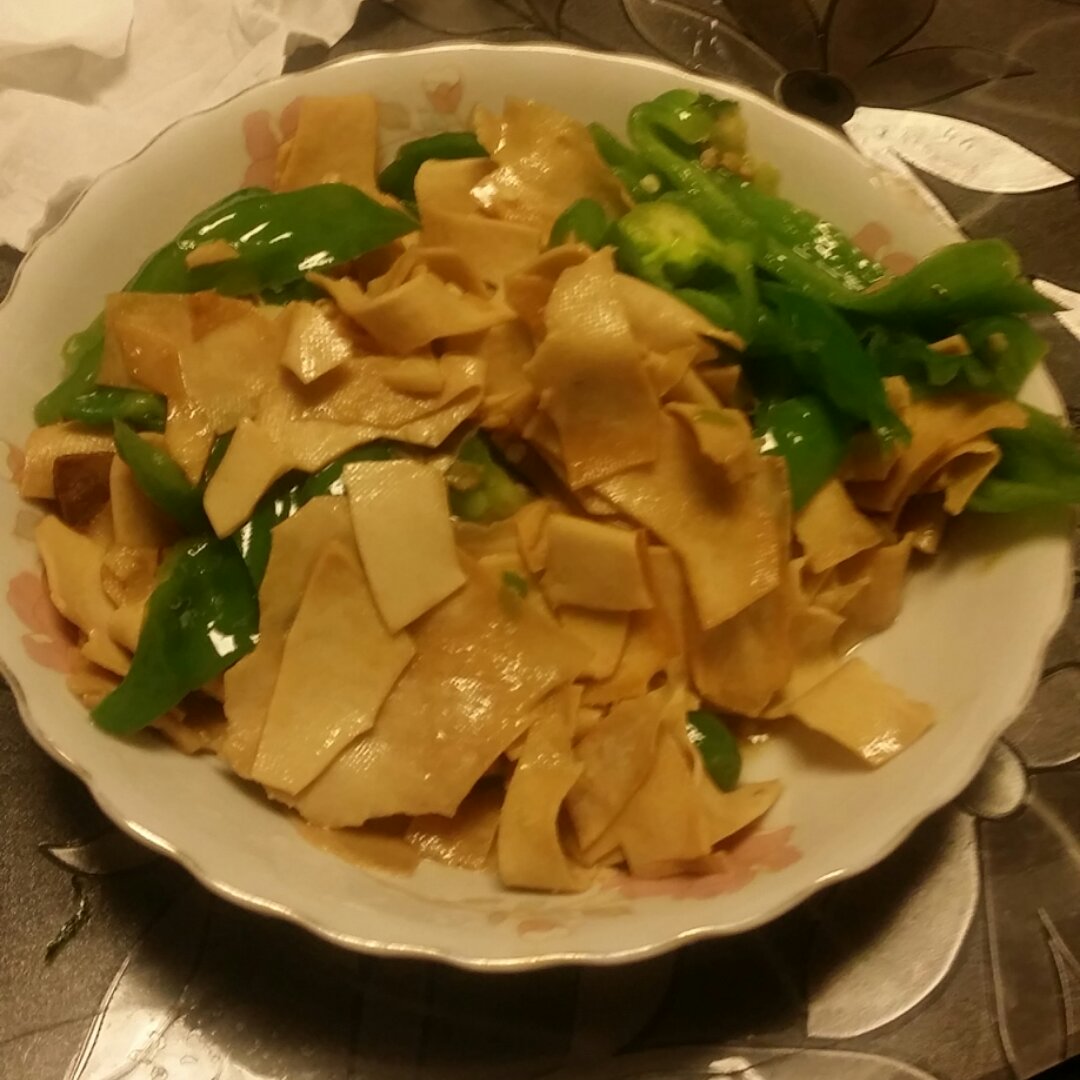 青椒豆皮