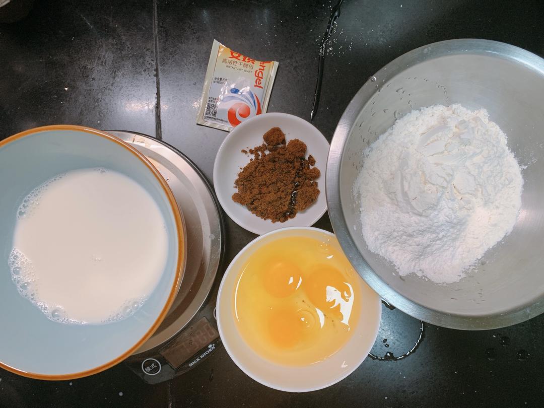 纯奶手撕吐司的做法 步骤1