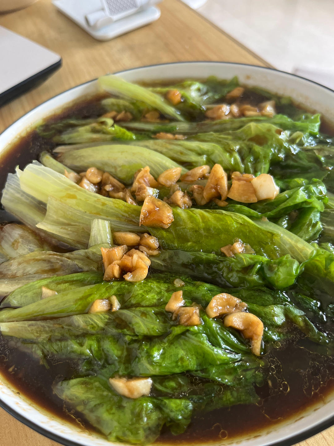 5分钟搞定爆好吃耗油生菜，减肥餐必备菜谱