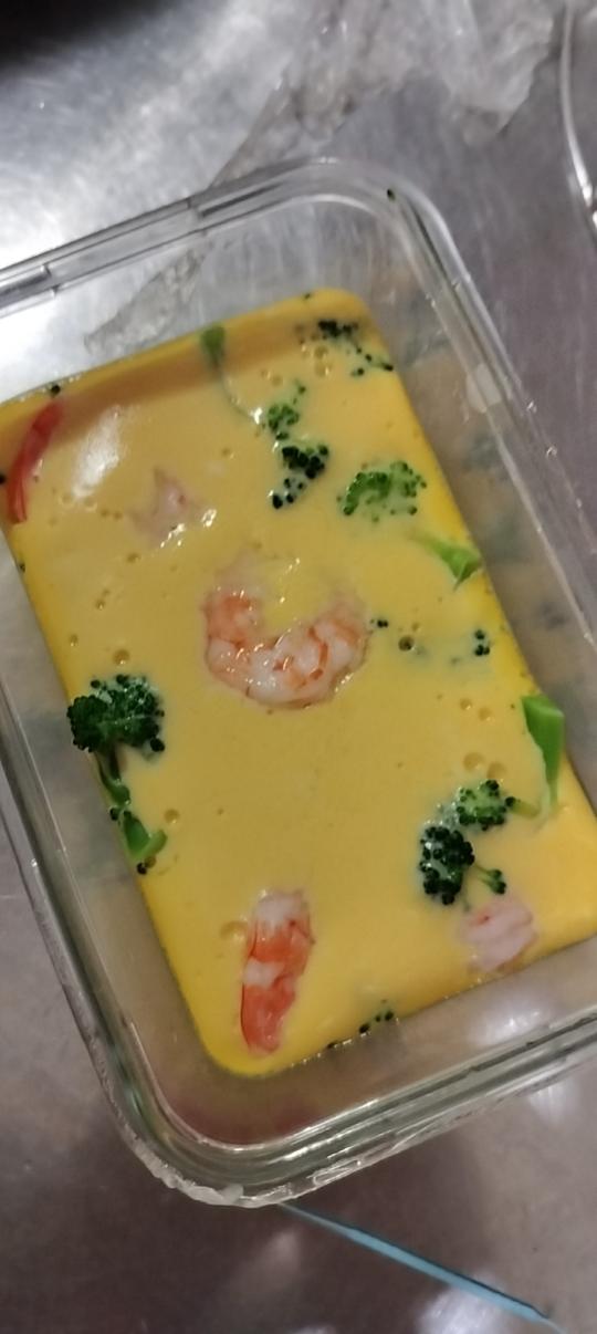 虾仁西兰花蒸蛋 营养丰富