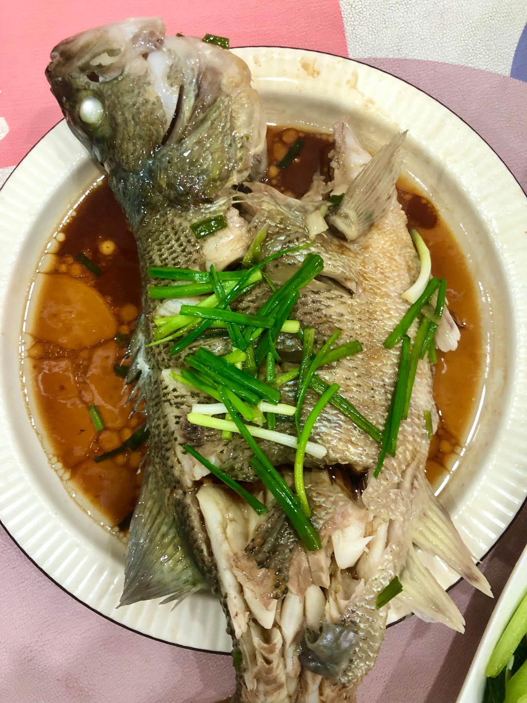年年有余——清蒸鲈鱼