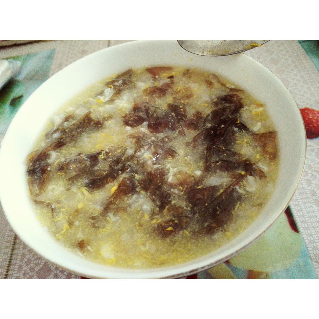 紫菜蛋花粥