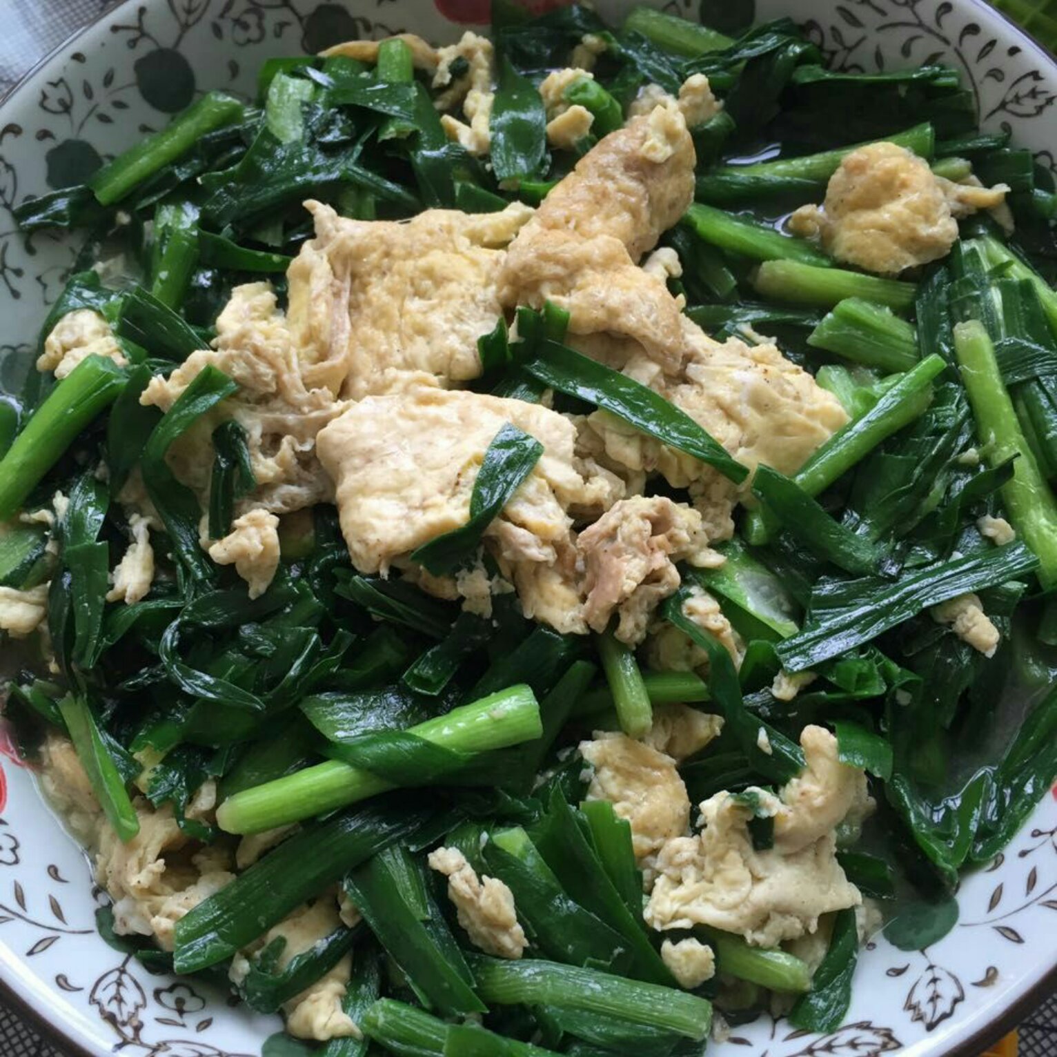 韭菜炒鸡蛋