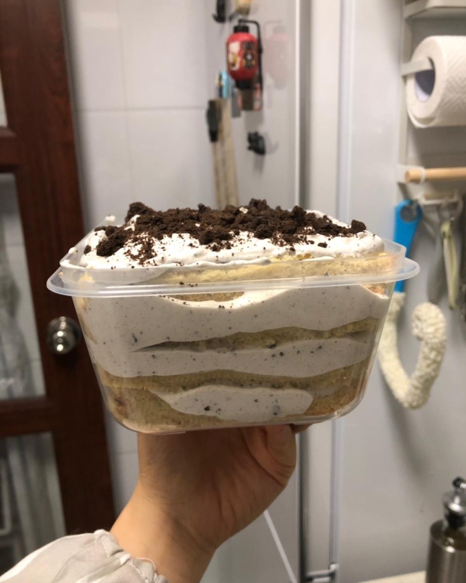 低糖不腻的奥利奥咸奶油蛋糕盒子