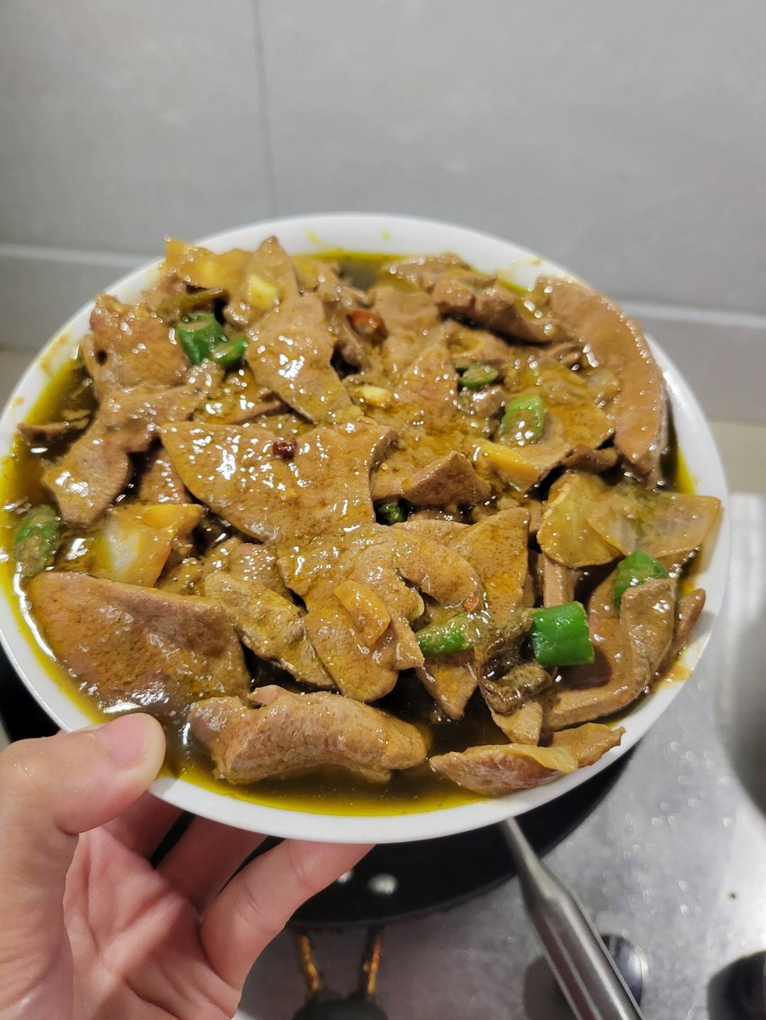 终于找到嫩嫩的爆炒猪肝