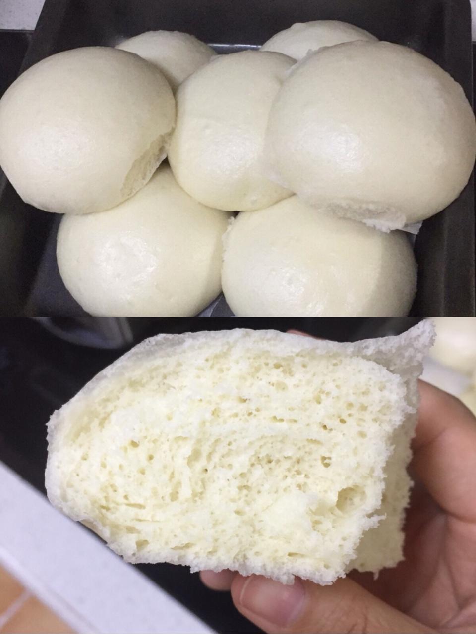 纯手工奶香馒头【无泡打粉，无添加】