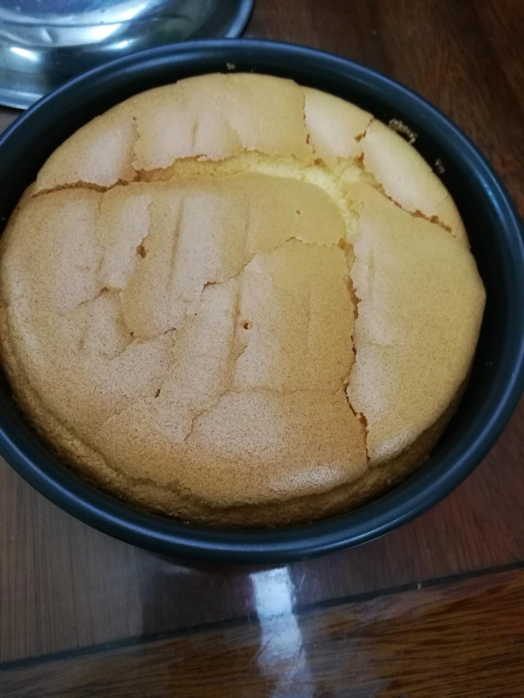 超好记八寸戚风蛋糕（后蛋法）