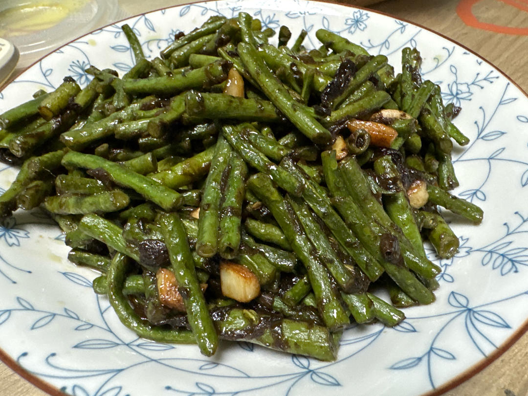 榄菜肉末四季豆