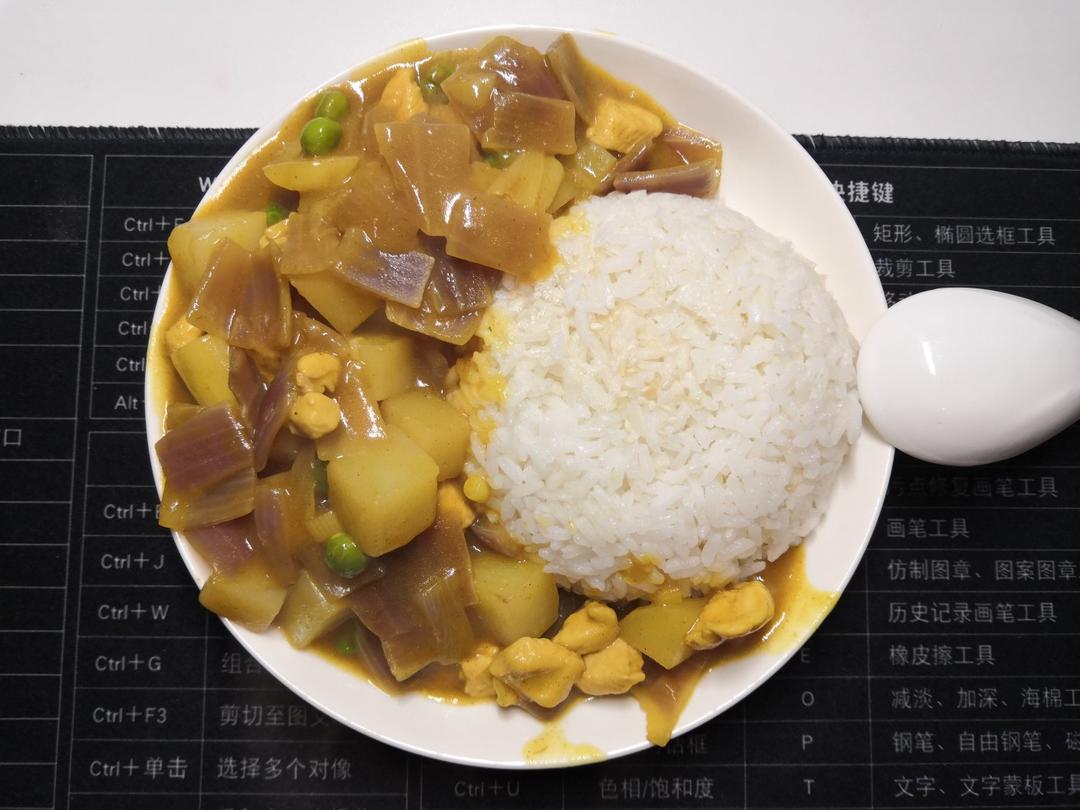 咖喱鸡肉饭