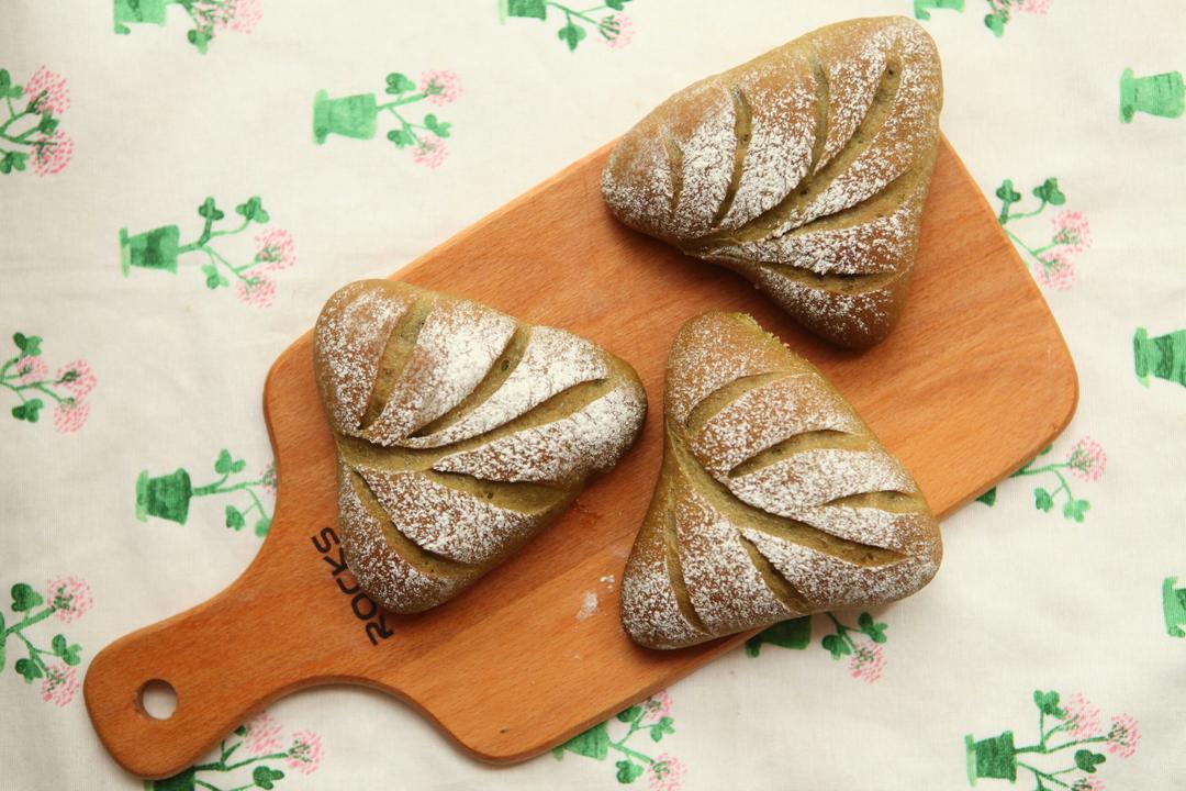 抹茶蜜豆乳酪软欧