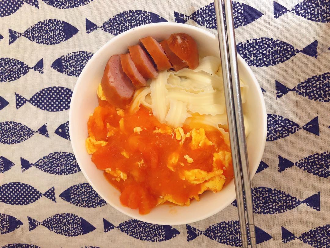 西红柿鸡蛋刀削面