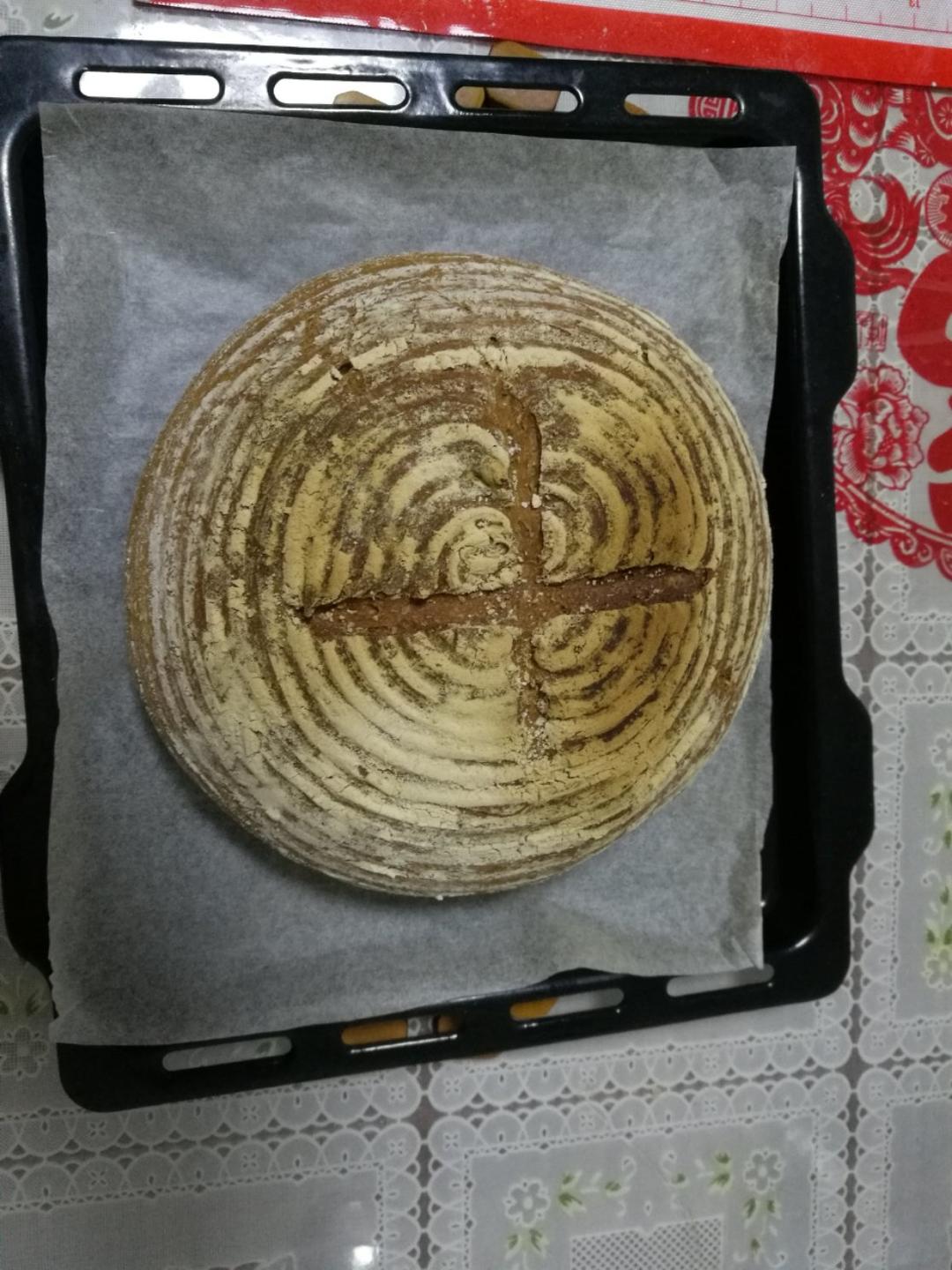 欧包/乡村面包-无油不用揉 No Knead Bread