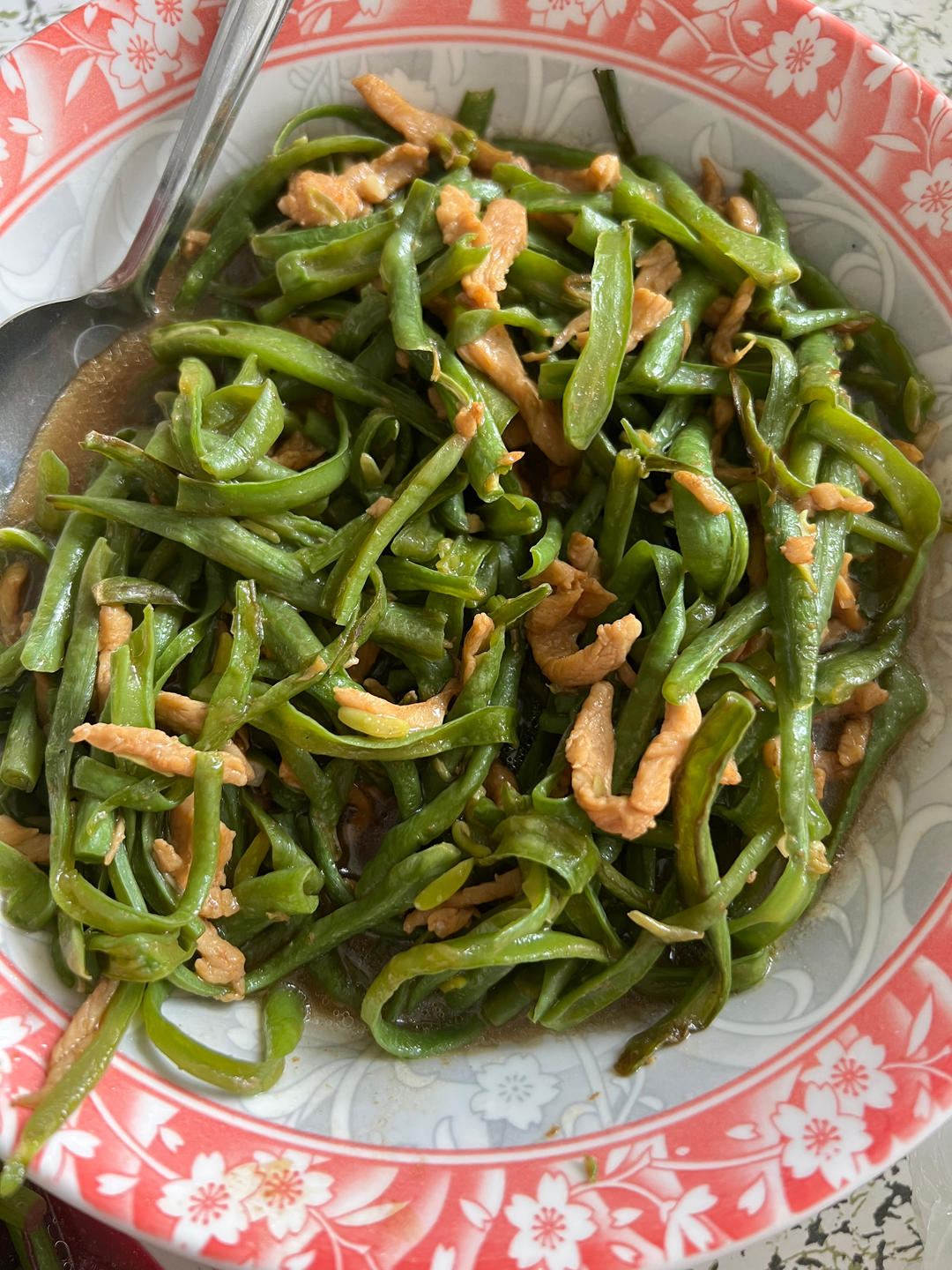 豆角丝炒肉