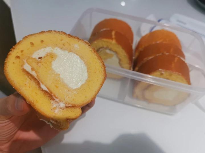 咸奶油杏仁蛋糕卷