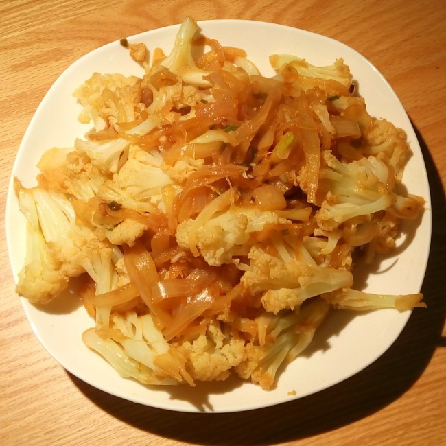 干煸洋葱花菜