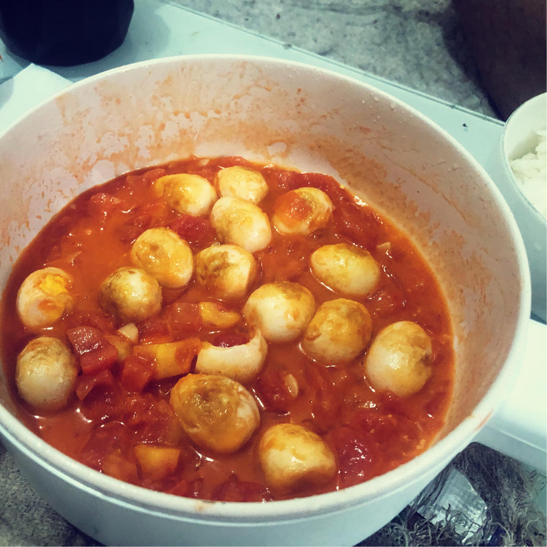 茄汁虎皮鹌鹑蛋