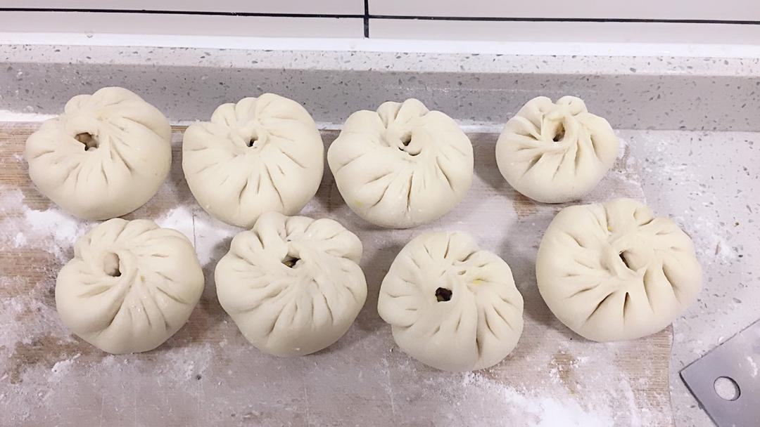 节省一半时间的大包子（另付翠绿菜包子，肉包子，腹黑包子食谱）