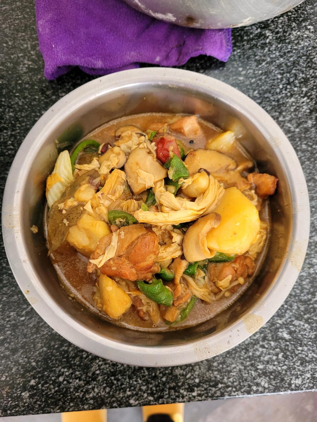 外卖第一名，简单在家做|黄焖鸡米饭