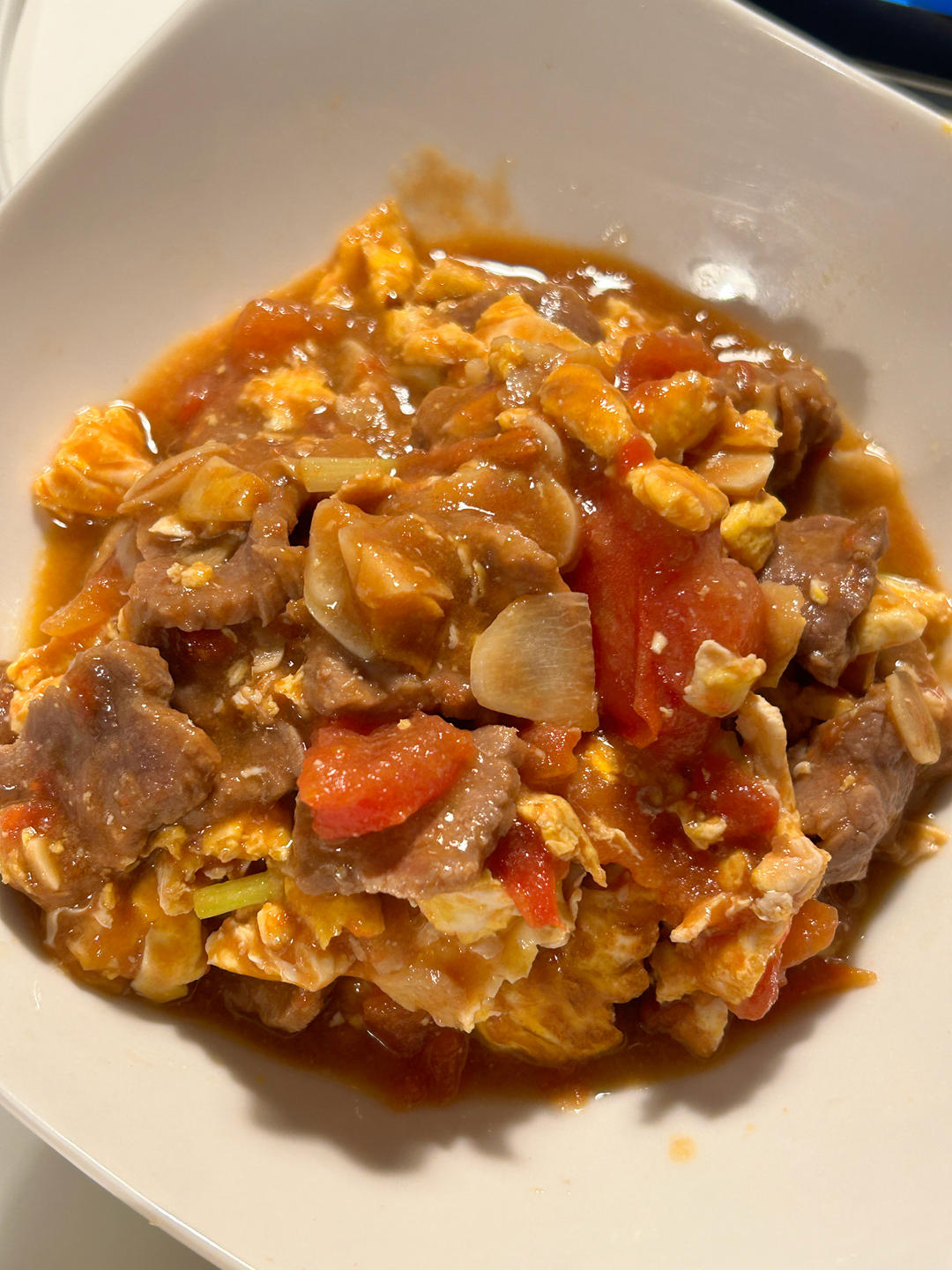 酸甜浓郁～超开胃🔥番茄滑蛋牛肉饭