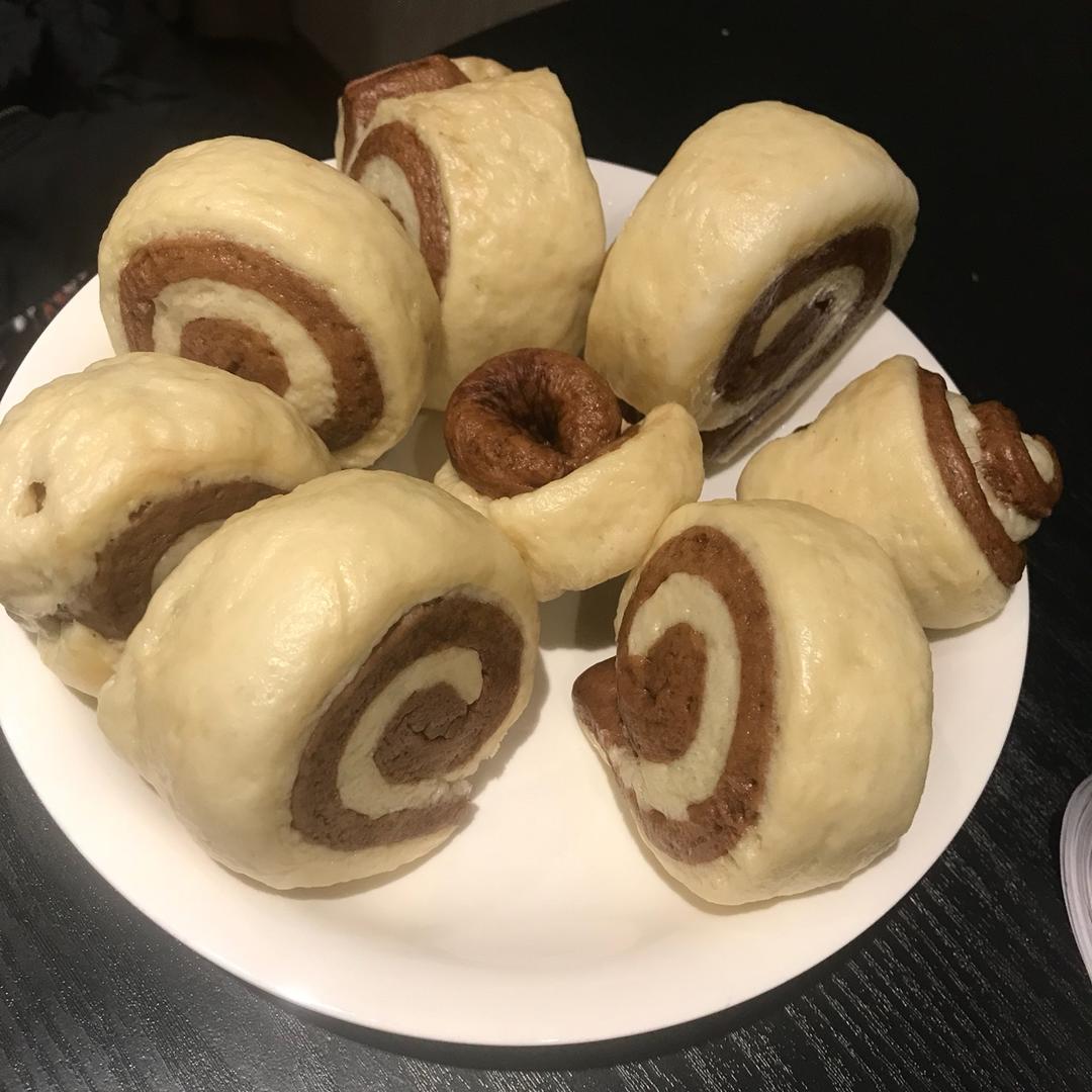 双色刀切馒头