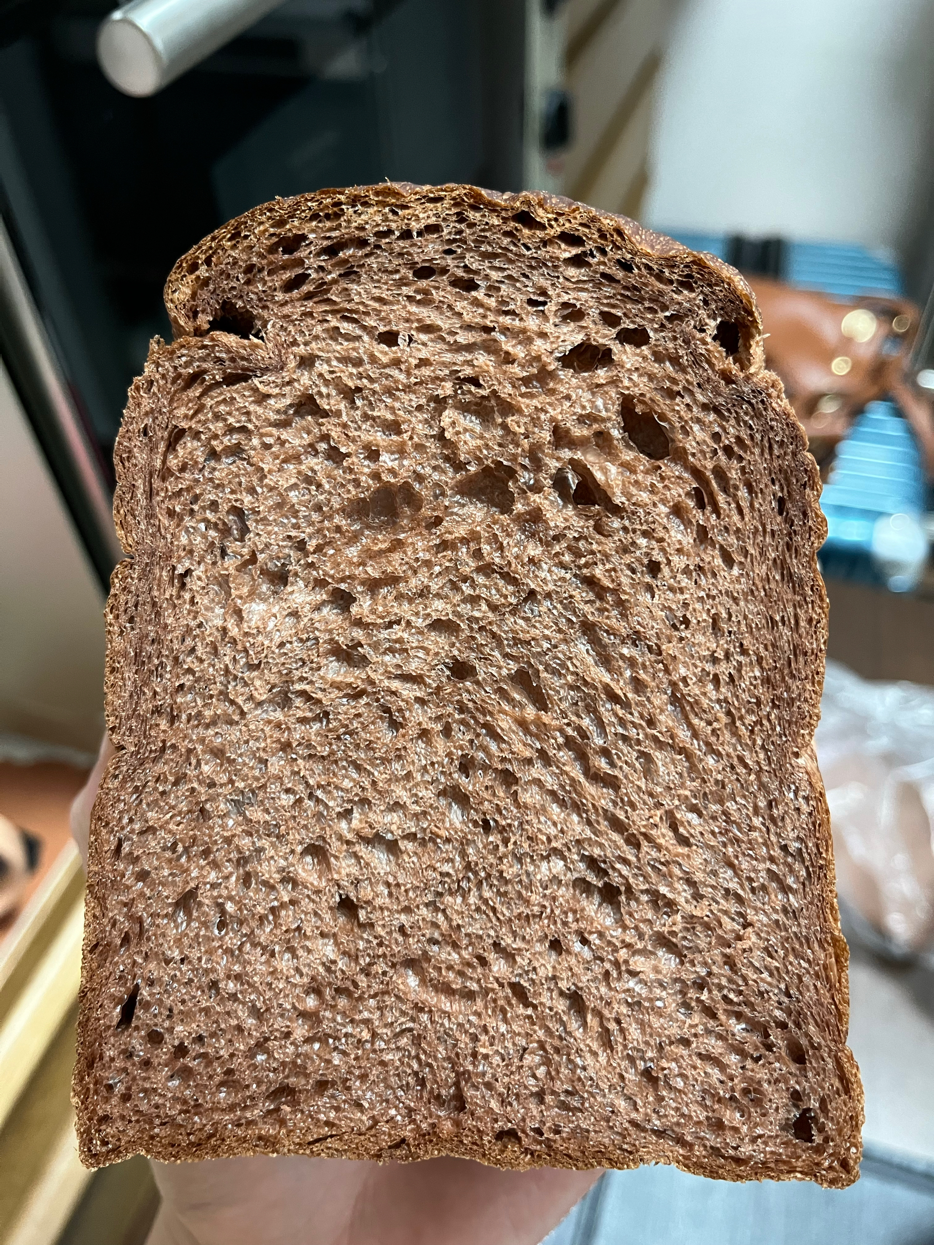 雪山巧克力吐司丨吃到网红面包不靠代购