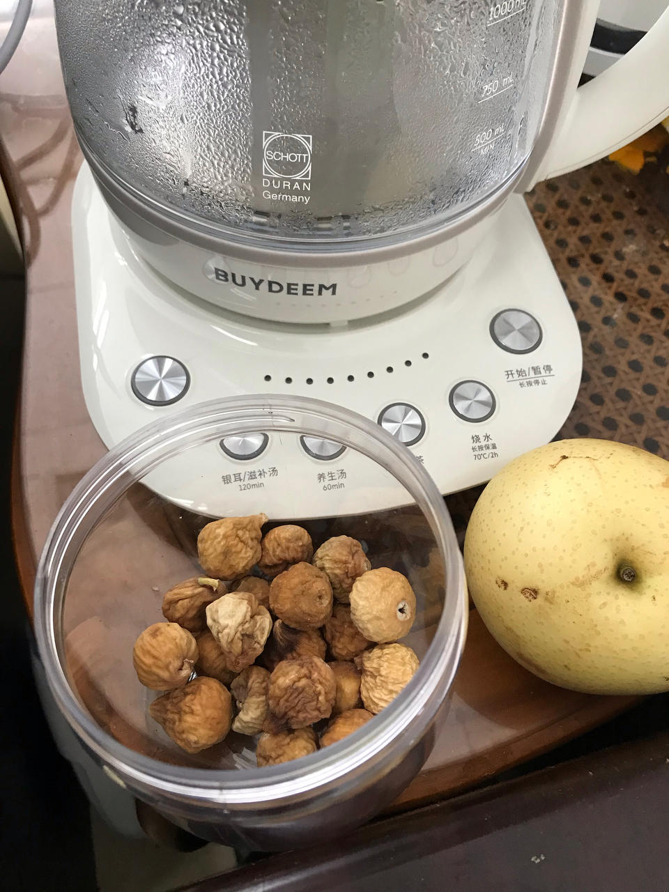 红豆莲子粥【10月北鼎养生壶食谱】