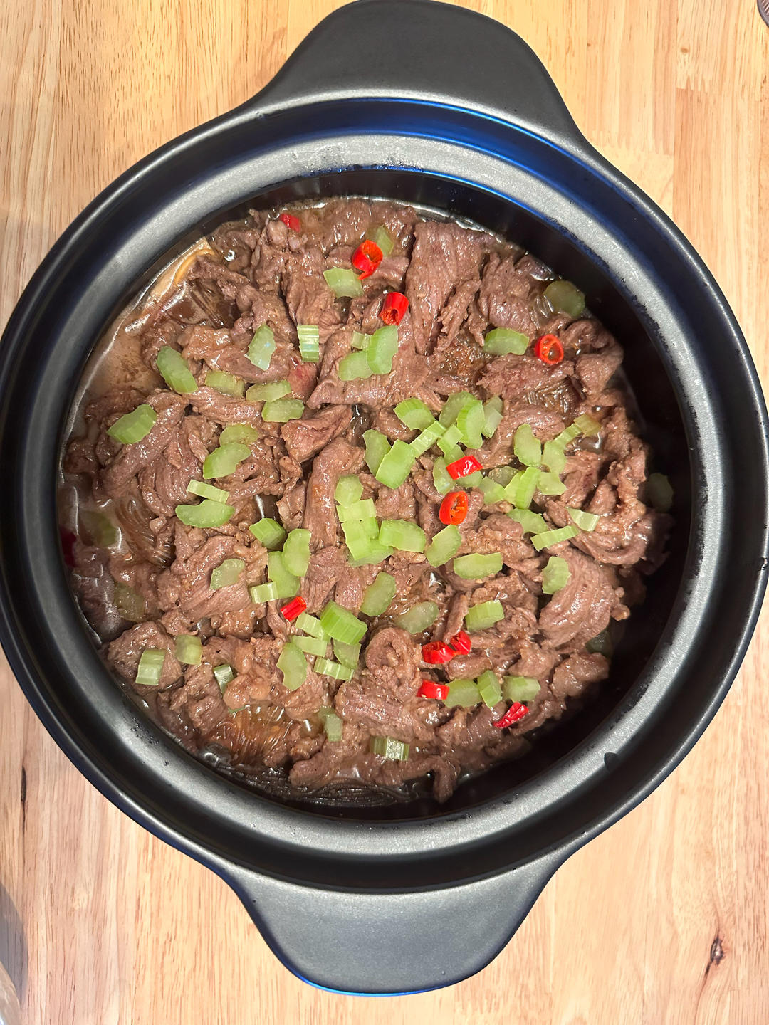 沙茶牛肉煲(潮汕味道)