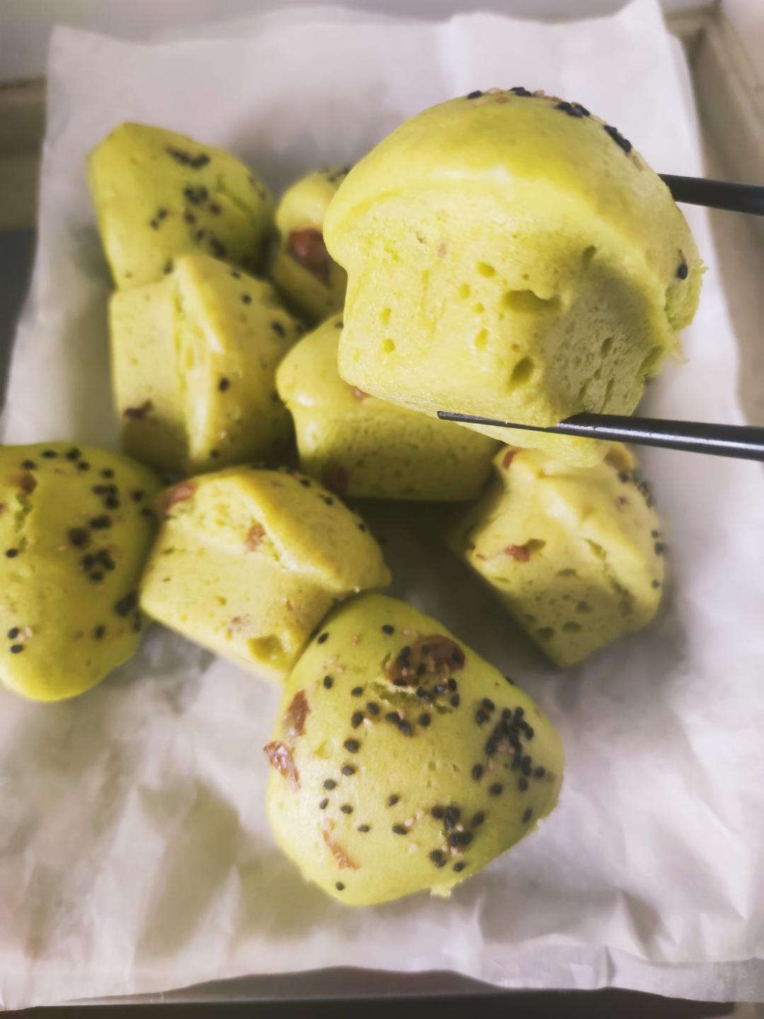 豌豆蔓越莓蒸发糕