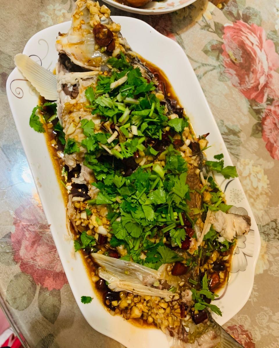 蒜爆鱼（好吃）