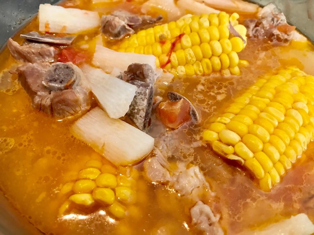 山药玉米排骨汤