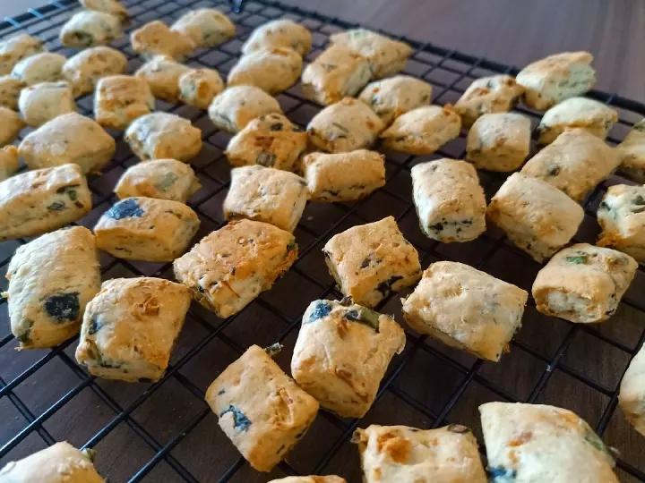 低脂香葱海苔肉松咸司康Y(≧∇≦)Y 无油无糖超快手