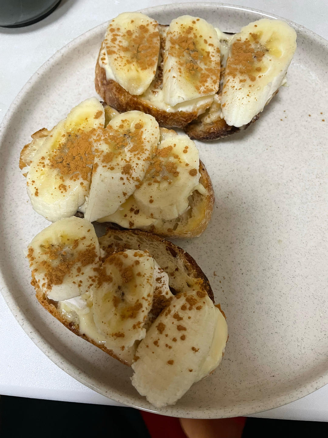 快手早餐之肉桂香蕉三明治