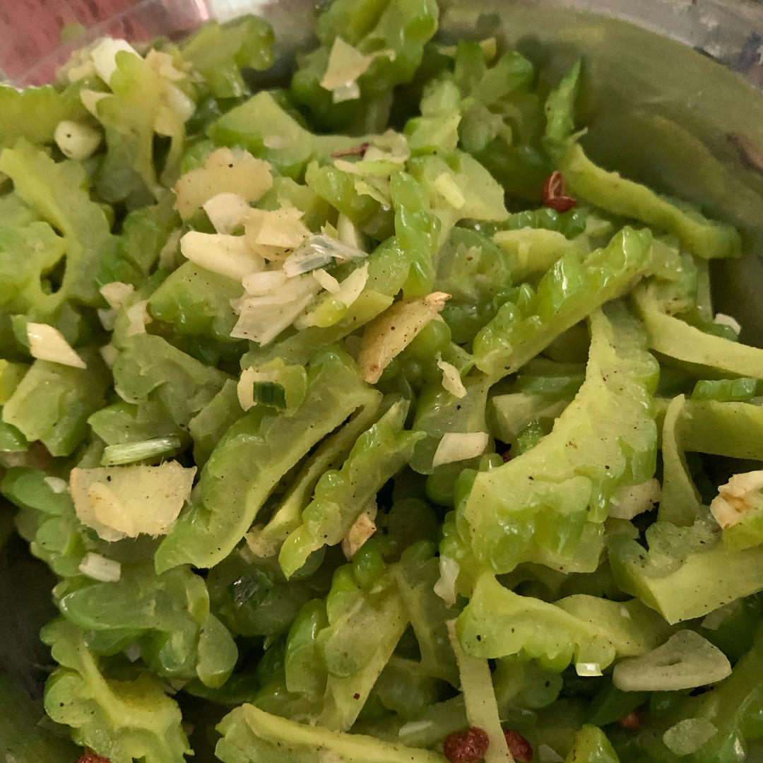 减脂餐——清炒苦瓜