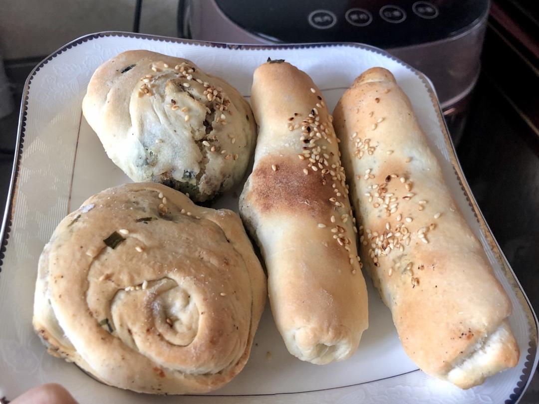 家常葱油烤饼
