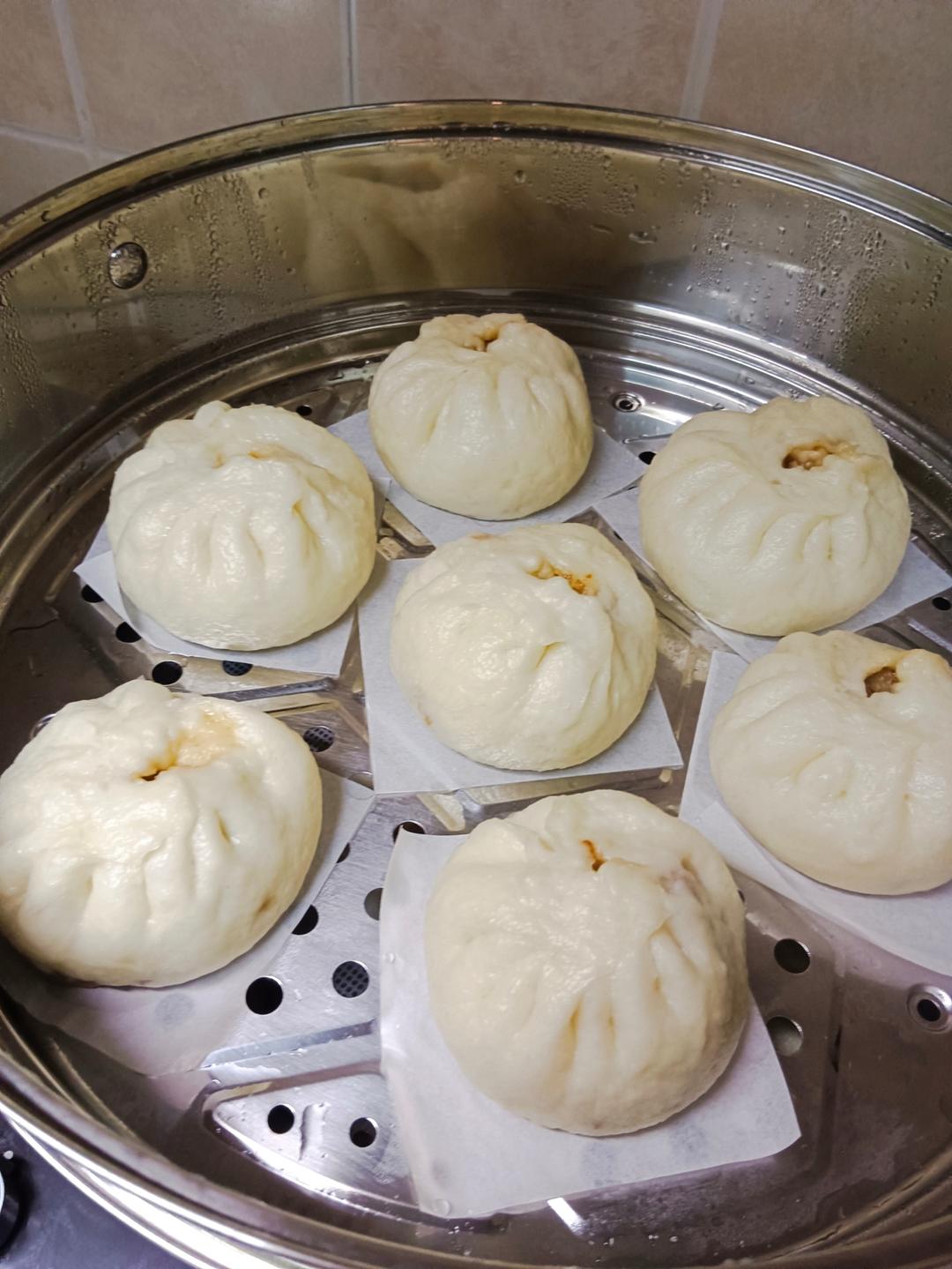家庭手工肉馅大包子