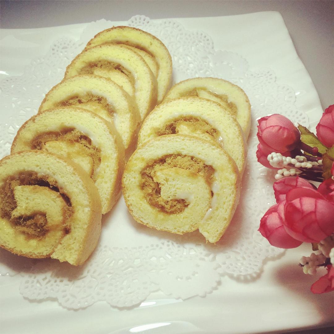 沙拉肉松蛋糕卷