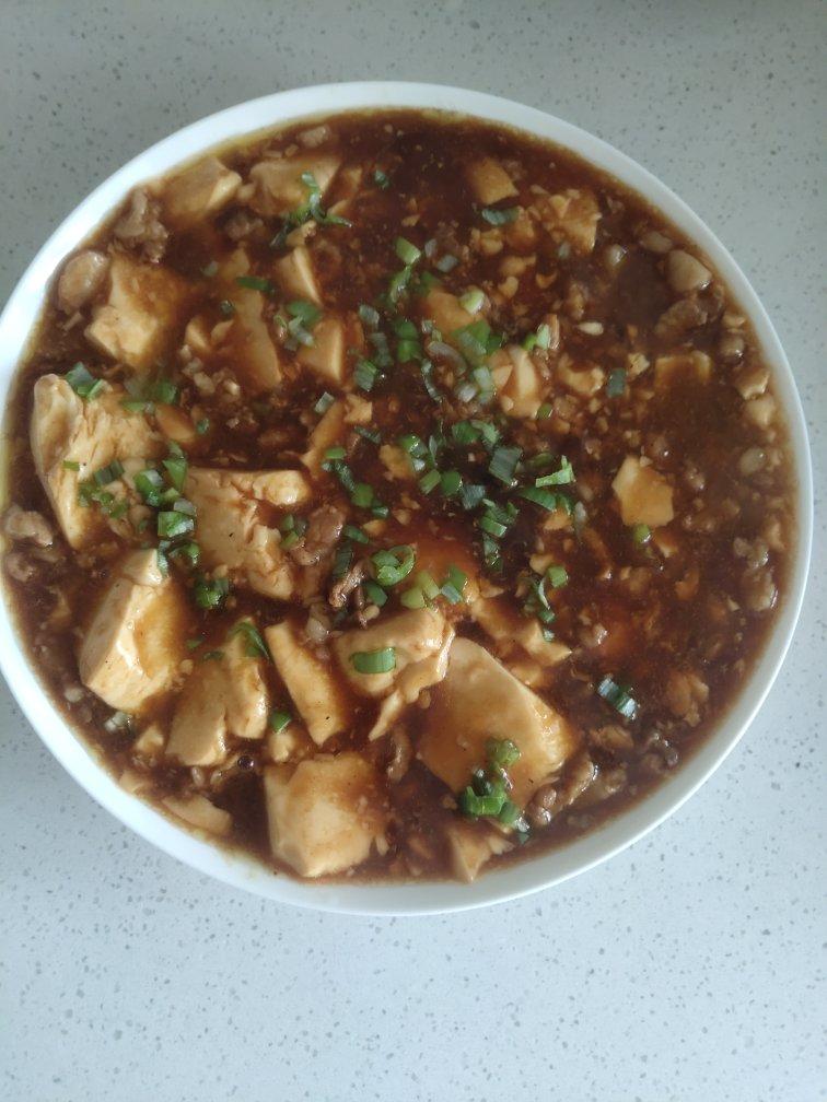 阳光079r做的肉末内酯豆腐